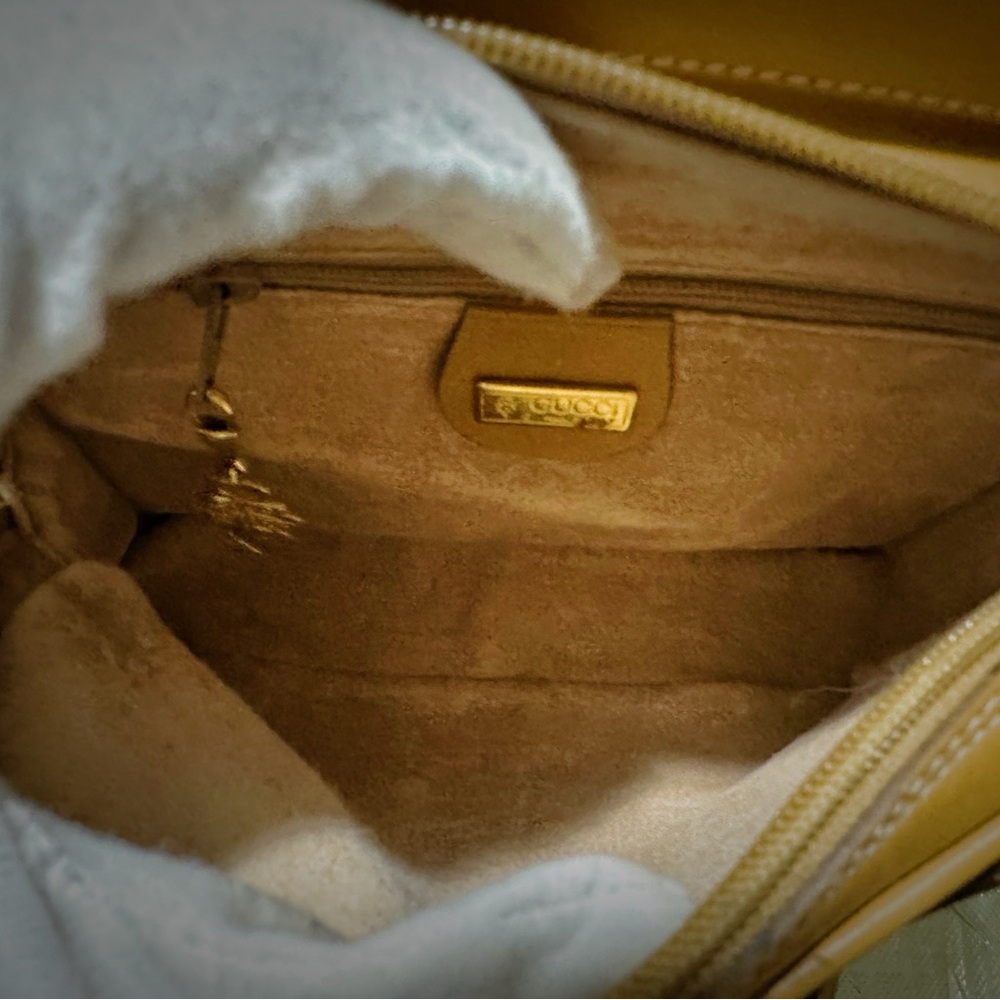 Authentic Vintage Y2K Gucci Brown and Tan Women's crossbody Bag - Picture 6 of 16